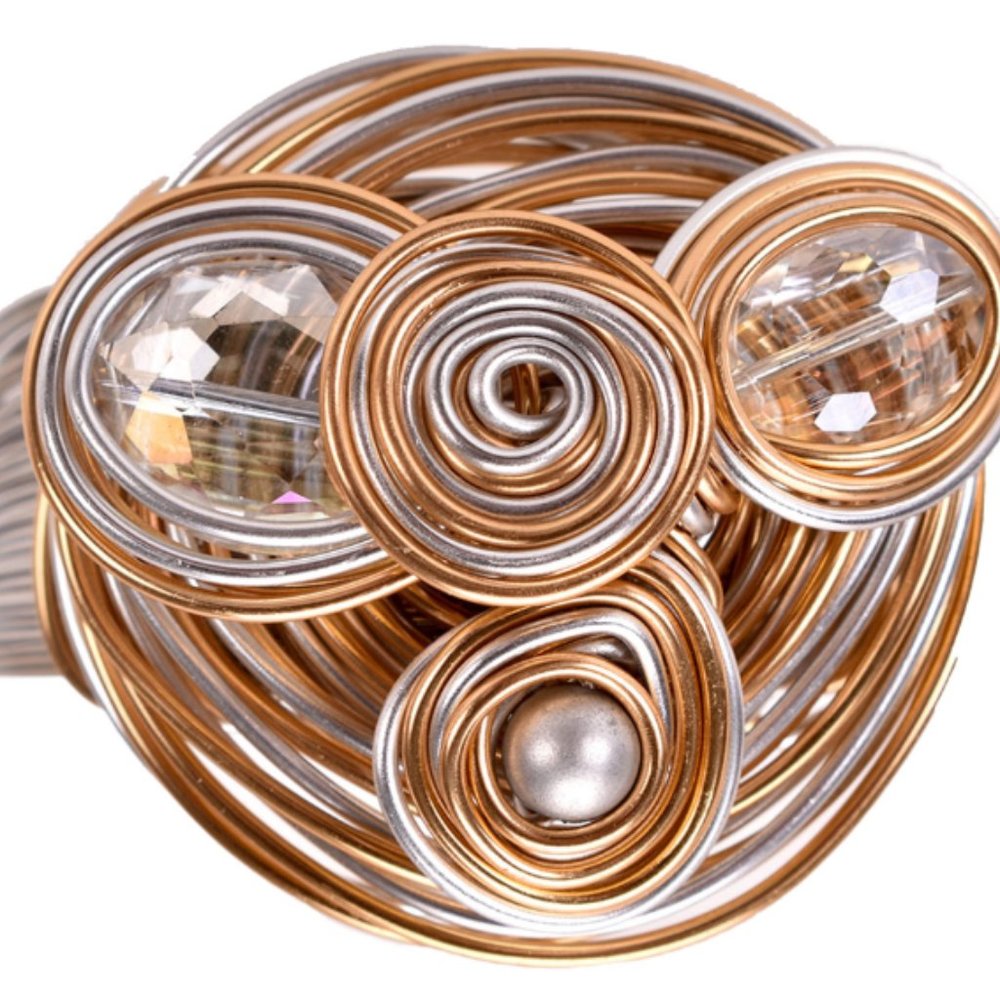 Silver and Gold Bracelet